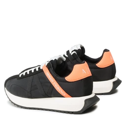 Sneakers Armani Exchange XUX150 XV608 K639 Black/Orange 3 Sneakers Armani Exchange XUX150 XV608 K639 Black/Orange – Image 3