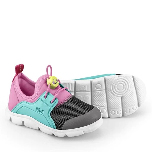 Sneakers Bibi Energy Baby New II 1107216 Graphite/Candy/Sky 2 Sneakers Bibi Energy Baby New II 1107216 Graphite/Candy/Sky – Image 2