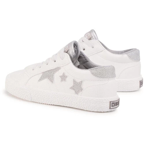Sneakers Big Star Shoes FF374034 White/Silver 4 Sneakers Big Star Shoes FF374034 White/Silver – Image 4