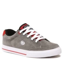 Sneakers C1rca Al 50 Slim CGRW Charcoal Grey/Pompeian Red/White/Suede -Sneakers Urbaines Authentiques sneakers c1rca al 50 slim cgrw charcoal grey pompeian red white suede 5