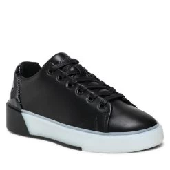 Sneakers Calvin Klein Heel Counter Cupsole Lace Up HW0HW01378 Black/Fume 0GM