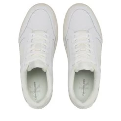 Sneakers Calvin Klein Jeans Casual Cupsole Lth-Pu Mono YM0YM00573 White/Ivory 0K7 -Sneakers Urbaines Authentiques sneakers calvin klein jeans casual cupsole lth pu mono ym0ym00573 white ivory 0k7 4