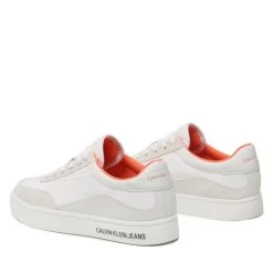 Sneakers Calvin Klein Jeans Classic Cupsole Su Softny YM0YM00669 Creamy White/White/Firecracker 0LD -Sneakers Urbaines Authentiques sneakers calvin klein jeans classic cupsole su softny ym0ym00669 creamy white white firecracker 0ld 2