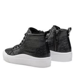 Sneakers Calvin Klein Jeans Cupsole Wave High Top-Hf HW0HW01330 Ck Black BAX -Sneakers Urbaines Authentiques sneakers calvin klein jeans cupsole wave high top hf hw0hw01330 ck black bax 2