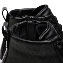 Sneakers Calvin Klein Jeans Cupsole Wave High Top-Hf HW0HW01330 Ck Black BAX -Sneakers Urbaines Authentiques sneakers calvin klein jeans cupsole wave high top hf hw0hw01330 ck black bax 4