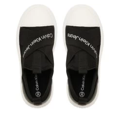 Sneakers Calvin Klein Jeans Low Cut Easy-On Sneaker V3X9-80560-1231 M Black 999 -Sneakers Urbaines Authentiques sneakers calvin klein jeans low cut easy on sneaker v3x9 80560 1231 m black 999 4