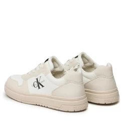 Sneakers Calvin Klein Jeans Low Cut Lace-Up Sneaker V3X9-80552-1355 S Beige/Milk A360 -Sneakers Urbaines Authentiques sneakers calvin klein jeans low cut lace up sneaker v3x9 80552 1355 s beige milk a360 2