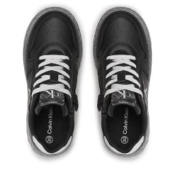 Sneakers Calvin Klein Jeans Low Cut Lace-Up Sneaker V3X9-80554-1355 M Black 999 -Sneakers Urbaines Authentiques sneakers calvin klein jeans low cut lace up sneaker v3x9 80554 1355 m black 999 4