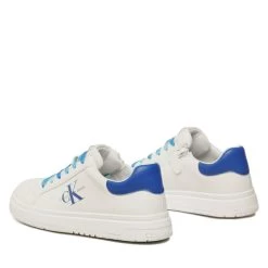 Sneakers Calvin Klein Jeans Low Cut Lace-Up Sneaker V3X9-80556-1355 S White/Royal X856 -Sneakers Urbaines Authentiques sneakers calvin klein jeans low cut lace up sneaker v3x9 80556 1355 s white royal x856 2