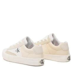 Sneakers Calvin Klein Jeans Low Cut Lace-Up Sneaker V3X9-80564-1355 M White/Beige/Sand Y607 7 Sneakers Calvin Klein Jeans Low Cut Lace-Up Sneaker V3X9-80564-1355 M White/Beige/Sand Y607 -Sneakers Urbaines Authentiques sneakers calvin klein jeans low cut lace up sneaker v3x9 80564 1355 m white beige sand y607 2