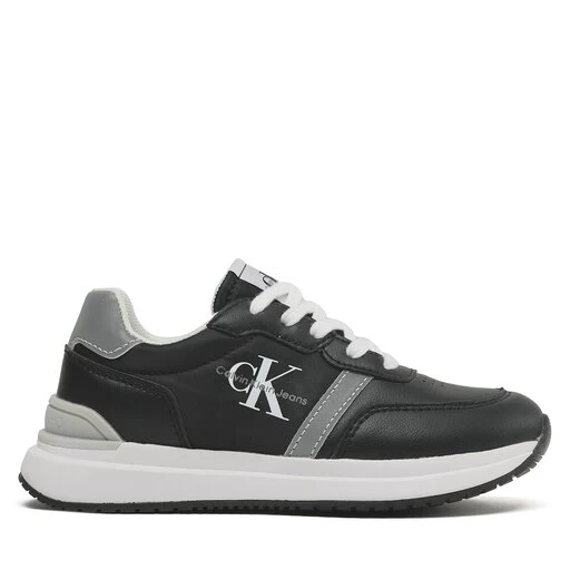 Sneakers Calvin Klein Jeans Low Cut Lace-Up Sneaker V3X9-80580-1594 M Black/Grey 2 Sneakers Calvin Klein Jeans Low Cut Lace-Up Sneaker V3X9-80580-1594 M Black/Grey – Image 2