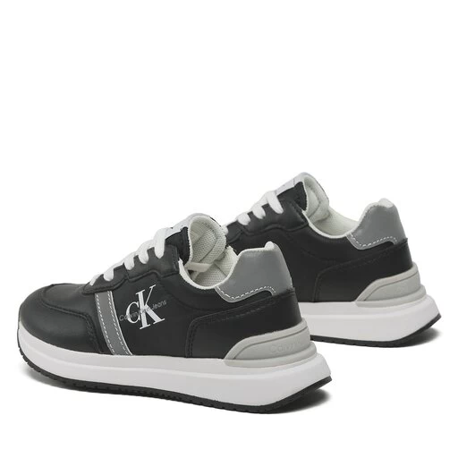 Sneakers Calvin Klein Jeans Low Cut Lace-Up Sneaker V3X9-80580-1594 M Black/Grey 3 Sneakers Calvin Klein Jeans Low Cut Lace-Up Sneaker V3X9-80580-1594 M Black/Grey – Image 3