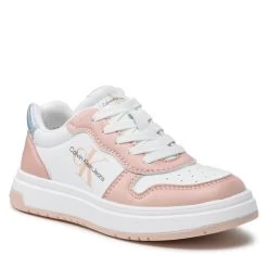 Sneakers Calvin Klein Jeans Low Cut Lace-Up V3A9-80473-1355 Pink/White X054