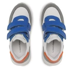 Sneakers Calvin Klein Jeans Low Cut Velcro Sneaker V1B9-80577-1587 S White/Multicolor 9 Sneakers Calvin Klein Jeans Low Cut Velcro Sneaker V1B9-80577-1587 S White/Multicolor -Sneakers Urbaines Authentiques sneakers calvin klein jeans low cut velcro sneaker v1b9 80577 1587 s white multicolor 4