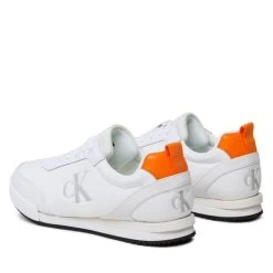 Sneakers Calvin Klein Jeans Low Profile Oversized Mesh YM0YM00623 White/Creamy White 0K6 -Sneakers Urbaines Authentiques sneakers calvin klein jeans low profile oversized mesh ym0ym00623 white creamy white 0k6 2
