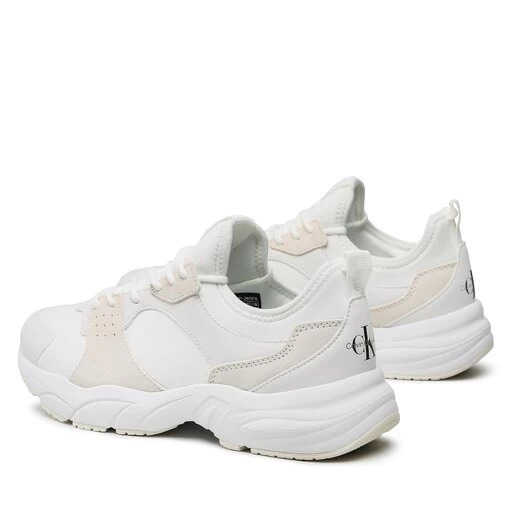 Sneakers Calvin Klein Jeans Retro Tennis Sock YM0YM00590 White/Ivory 0K7 3 Sneakers Calvin Klein Jeans Retro Tennis Sock YM0YM00590 White/Ivory 0K7 – Image 3