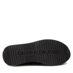 Sneakers Calvin Klein Jeans Runner Sock Laceup Ny-Lth-Wn YW0YW00840 Black BDS -Sneakers Urbaines Authentiques sneakers calvin klein jeans runner sock laceup ny lth wn yw0yw00840 black bds 3