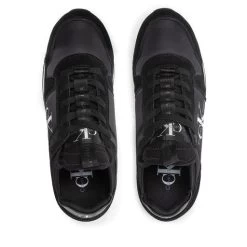 Sneakers Calvin Klein Jeans Runner Sock Laceup Ny-Lth-Wn YW0YW00840 Black BDS -Sneakers Urbaines Authentiques sneakers calvin klein jeans runner sock laceup ny lth wn yw0yw00840 black bds 4