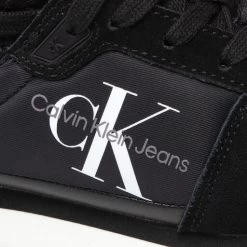Sneakers Calvin Klein Jeans Runner Sock Laceup Ny-Lth-Wn YW0YW00840 Black BDS -Sneakers Urbaines Authentiques sneakers calvin klein jeans runner sock laceup ny lth wn yw0yw00840 black bds 5