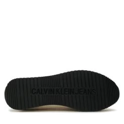 Sneakers Calvin Klein Jeans Runner Sock Laceup Ny YM0YM00553 Ancient White/Merlot -Sneakers Urbaines Authentiques sneakers calvin klein jeans runner sock laceup ny ym0ym00553 ancient white merlot 3