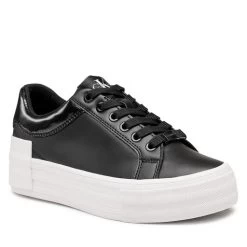 Sneakers Calvin Klein Jeans Vulc Flatform Bold Lth-Glossy YW0YW00867 Black BDS
