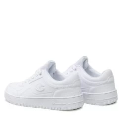 Sneakers Champion Rebound Low B Gs S32407-WW001 Triple Wht -Sneakers Urbaines Authentiques sneakers champion rebound low b gs s32407 ww001 triple wht 2