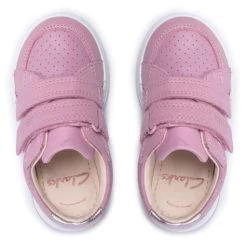 Sneakers Clarks Fawn Solo T 261589896 Light Pink Leather -Sneakers Urbaines Authentiques sneakers clarks fawn solo t 261589896 light pink leather 5