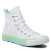 Sneakers Converse Ctas Hi A00543C White/Light Dew/Lime Rave