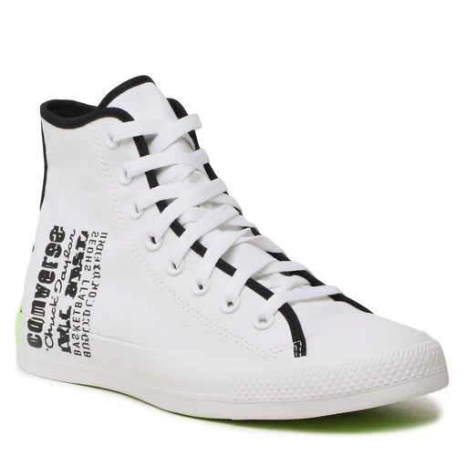 Sneakers Converse Ctas Hi A02795C White/Black/Green Beam 1 Sneakers Converse Ctas Hi A02795C White/Black/Green Beam