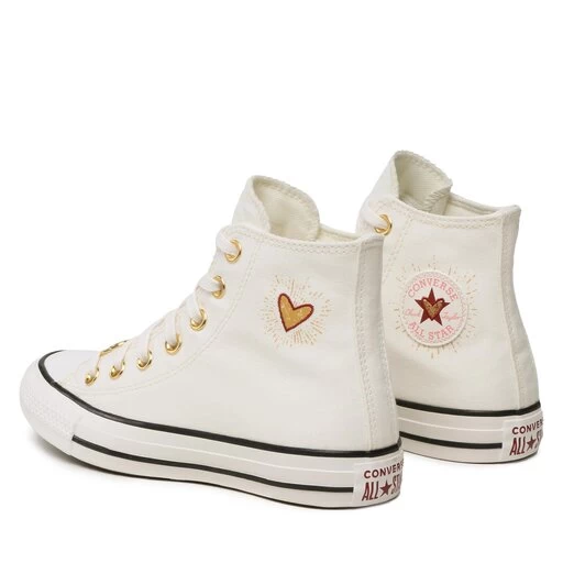 Sneakers Converse Ctas Hi A05139C Vintage White/White 3 Sneakers Converse Ctas Hi A05139C Vintage White/White – Image 3