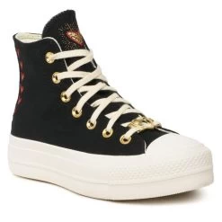 Sneakers Converse Ctas Lift Hi A05138C Black/Egret/Back Ally Brick