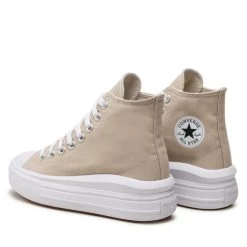 Sneakers Converse Ctas Move Hi A04365C Beach Stone/White/Beach Stone -Sneakers Urbaines Authentiques sneakers converse ctas move hi a04365c beach stone white beach stone 2