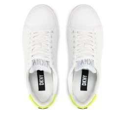 Sneakers DKNY Chambers-lace Up S K4146126 Wht/Zest -Sneakers Urbaines Authentiques sneakers dkny chambers lace up s k4146126 wht zest 5