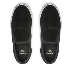 Sneakers Emerica Wino G6 Slip-On Youth 6301000024 Black/White/Gold 715 -Sneakers Urbaines Authentiques sneakers emerica wino g6 slip on youth 6301000024 black white gold 715 3