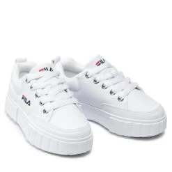 Sneakers Fila Sandblast Kids FFK0038.10004 White -Sneakers Urbaines Authentiques sneakers fila sandblast kids ffk0038 10004 white 4