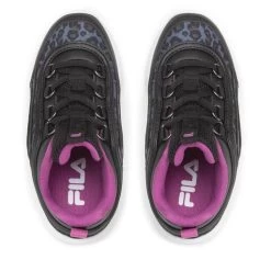 Sneakers Fila Strada A Low Kids FFK0016.83152 Black/Leopard -Sneakers Urbaines Authentiques sneakers fila strada a low kids ffk0016 83152 black leopard 4