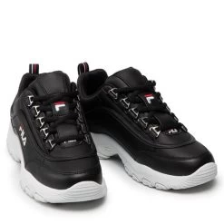 Sneakers Fila Strada Low Teens FFT0009.80010 Black -Sneakers Urbaines Authentiques sneakers fila strada low teens fft0009 80010 black 4