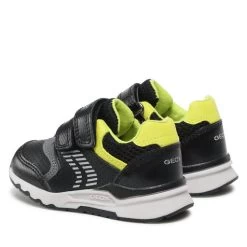 Sneakers Geox B Pyrip B. A B264YA 0CE54 C9B3S M Black/Lime Green -Sneakers Urbaines Authentiques sneakers geox b pyrip b a b264ya 0ce54 c9b3s m black lime green 2