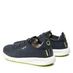 Sneakers Geox J Aeranter B. A J25BNA 07TBC CF43S S Navy/Lime Green -Sneakers Urbaines Authentiques sneakers geox j aeranter b a j25bna 07tbc cf43s s navy lime green 2