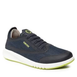 Sneakers Geox J Aeranter B. A J25BNA 07TBC CF43S S Navy/Lime Green