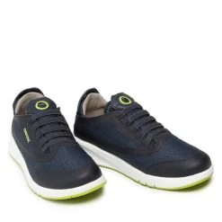 Sneakers Geox J Aeranter B. A J25BNA 07TBC CF43S S Navy/Lime Green -Sneakers Urbaines Authentiques sneakers geox j aeranter b a j25bna 07tbc cf43s s navy lime green 4
