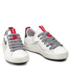 Sneakers Geox J Alonisso B. B J252CB 08522 C0050 M White/Red 10 Sneakers Geox J Alonisso B. B J252CB 08522 C0050 M White/Red -Sneakers Urbaines Authentiques sneakers geox j alonisso b b j252cb 08522 c0050 m white red 4