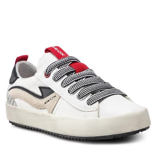 Sneakers Geox J Alonisso B. B J252CB 08522 C0050 M White/Red 1 Sneakers Geox J Alonisso B. B J252CB 08522 C0050 M White/Red
