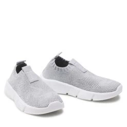 Sneakers Geox J Aril G. E J25DLE 0007Q C1007 Silver -Sneakers Urbaines Authentiques sneakers geox j aril g e j25dle 0007q c1007 silver 4