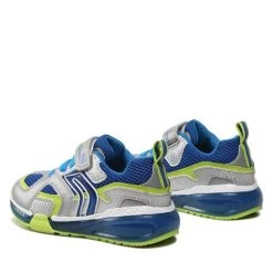 Sneakers Geox J Bayonyc B. A J16FEA 05014 C0574 S Silver/Royal -Sneakers Urbaines Authentiques sneakers geox j bayonyc b a j16fea 05014 c0574 s silver royal 2