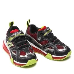 Sneakers Geox J Bayonyc B. A J16FEA 0CE14 C0048 M Black/Red 10 Sneakers Geox J Bayonyc B. A J16FEA 0CE14 C0048 M Black/Red -Sneakers Urbaines Authentiques sneakers geox j bayonyc b a j16fea 0ce14 c0048 m black red 4