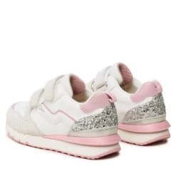 Sneakers Geox J Fastics Girl D J35GZD 022FU C0680 S Off White/Pink -Sneakers Urbaines Authentiques sneakers geox j fastics girl d j35gzd 022fu c0680 s off white pink 2