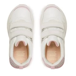 Sneakers Geox J Fastics Girl D J35GZD 022FU C0680 S Off White/Pink -Sneakers Urbaines Authentiques sneakers geox j fastics girl d j35gzd 022fu c0680 s off white pink 4