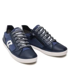 Sneakers Geox J Gisli B. D J155CD 010FE C4M1Z D Dk Blue/Navy -Sneakers Urbaines Authentiques sneakers geox j gisli b d j155cd 010fe c4m1z d dk blue navy 4