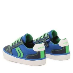 Sneakers Geox J Gisli Boy J155CD010FEC4165 M Royal/Green -Sneakers Urbaines Authentiques sneakers geox j gisli boy j155cd010fec4165 m royal green 2